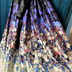 COPY - Betsy & Adam Long Floral Ballgown